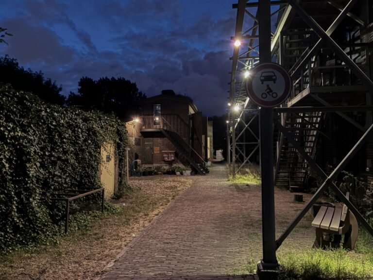 Hembrug bij nacht – Nacht van de Nacht — museum-expo in Zaanstad
